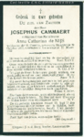  Cammaert, overleden op maandag 20 maart 1922